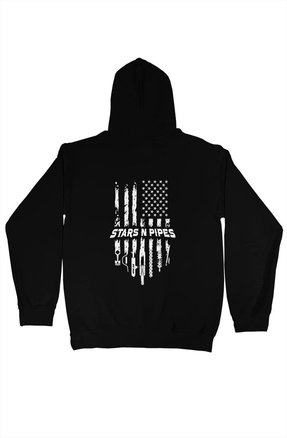 gildan 18500-American Moto/Stars and Pipes hoodie