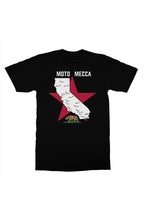 Load image into Gallery viewer, gildan 5000-moto mecca-Cali Map Design in color
