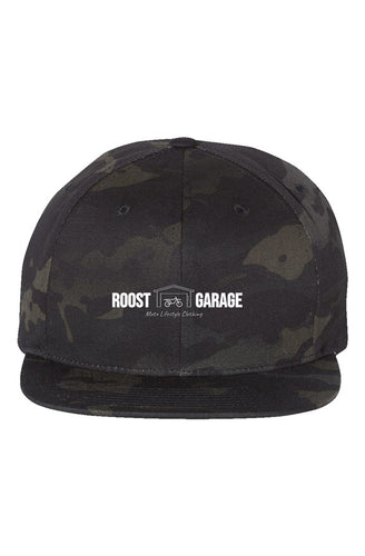 Multicam Black Premium Snapback-RG Brand in White 