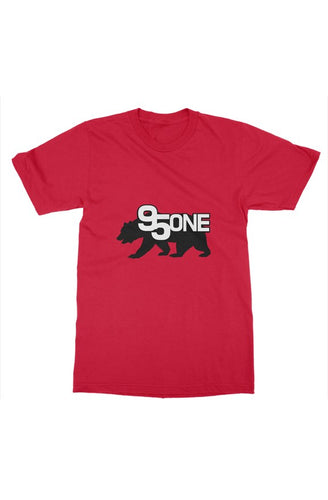 95one Black Bear on Red T