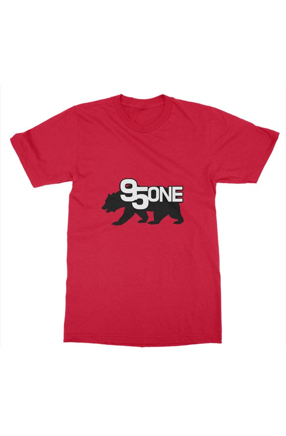 95one Black Bear on Red T