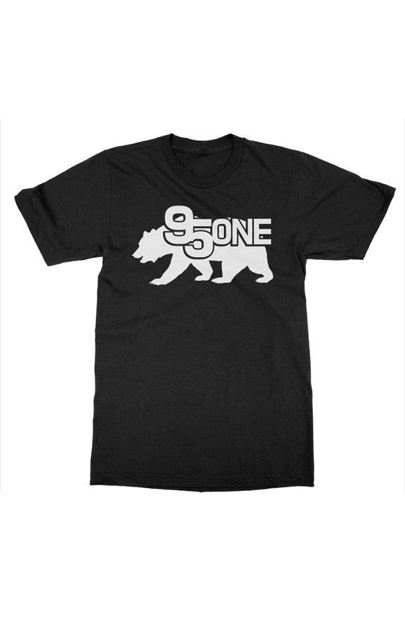 95one White bear on Black T